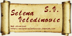 Selena Veledinović vizit kartica